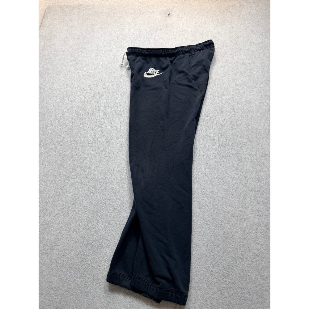 Nike Mens Fleece Sweatpants Black Just Do It Waistband Joggers Size Medium